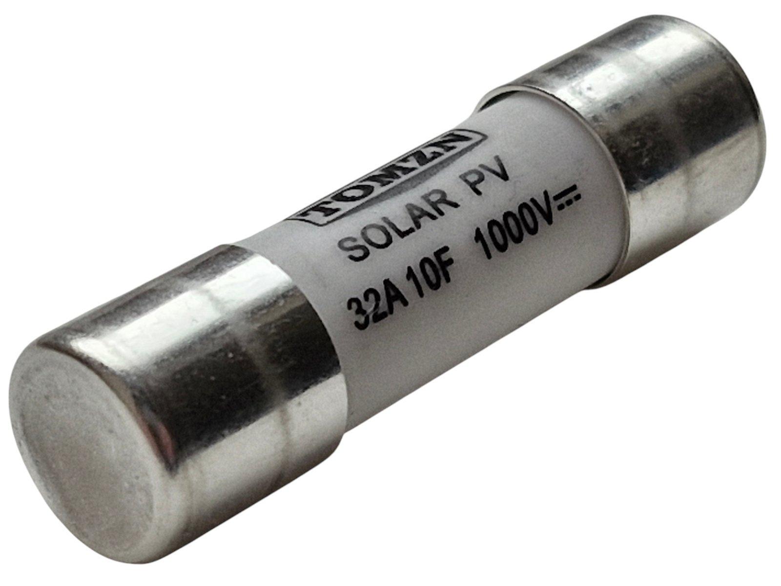 Запобіжник TOMZN 32A 1000V 10x38 мм PV gPV плавкий циліндричний для сонячних панелей Solar FUSE 1038 PV систем (97713926) - фото 5 Запобіжник TOMZN 32A 1000V 10x38 мм PV gPV плавкий циліндричний для сонячних панелей Solar FUSE 1038 PV систем (97713926) - фото 5