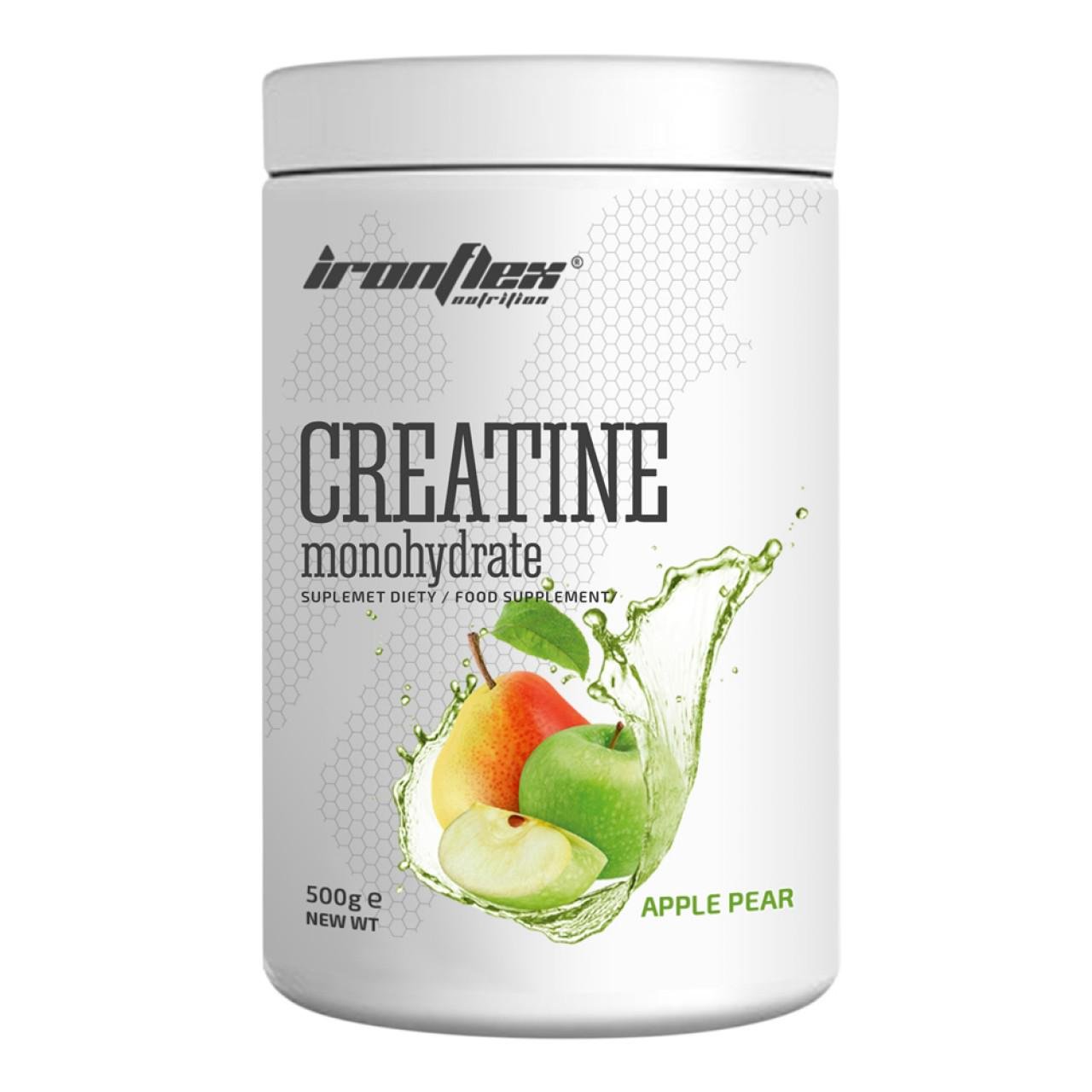 Креатин моногідрат IronFlex Nutrition Creatine Monohydrate 500 г Apple/Pear