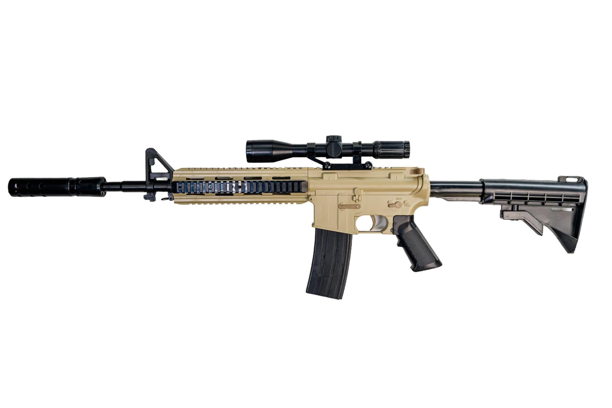 Детское оружие автомат-бластер M416 на орбизах (G860-5)