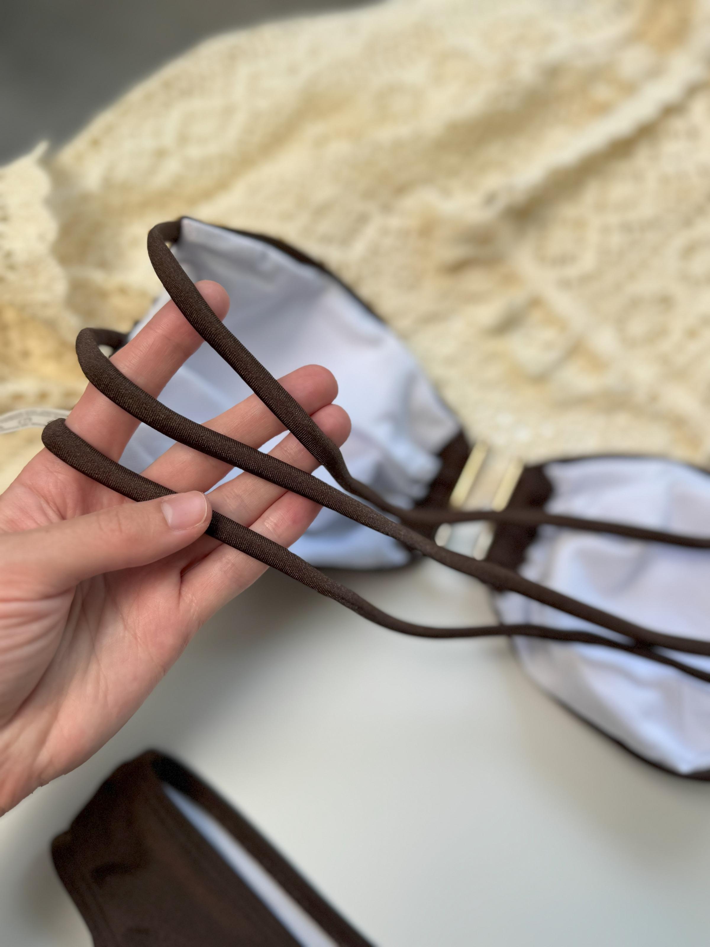 Купальник женский Nova Vega раздельный S Шоколадный (105-L034) - фото 6 Купальник женский Nova Vega раздельный S Шоколадный (105-L034) - фото 6