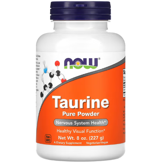 Таурин чистий порошок NOW Foods Taurine Powder 227 г Таурин чистий порошок NOW Foods Taurine Powder 227 г