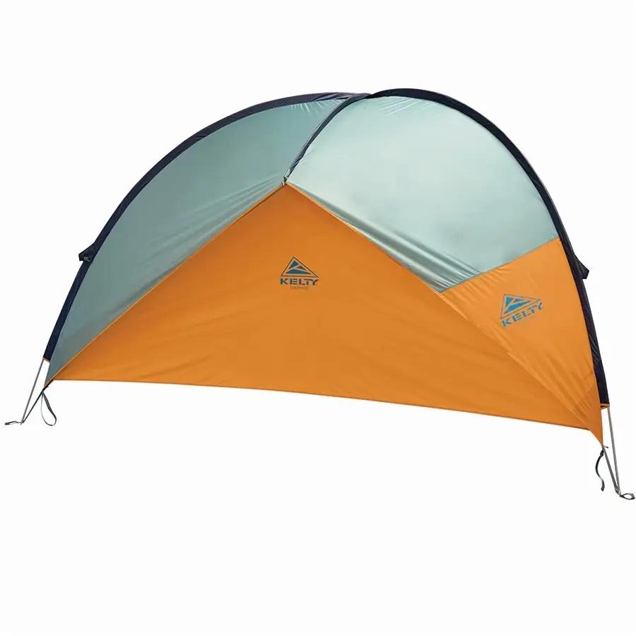 Тент Kelty Sunshade 381x381x221 см Голубой/Оранжевый (40816720-MAL) - фото 1