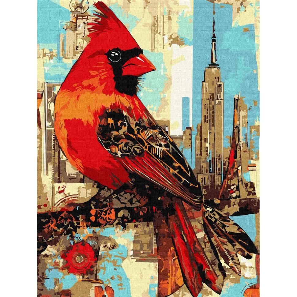 Картина за номерами Ideyka KHO6732 Міська пташка 30х40 см (2746676444)