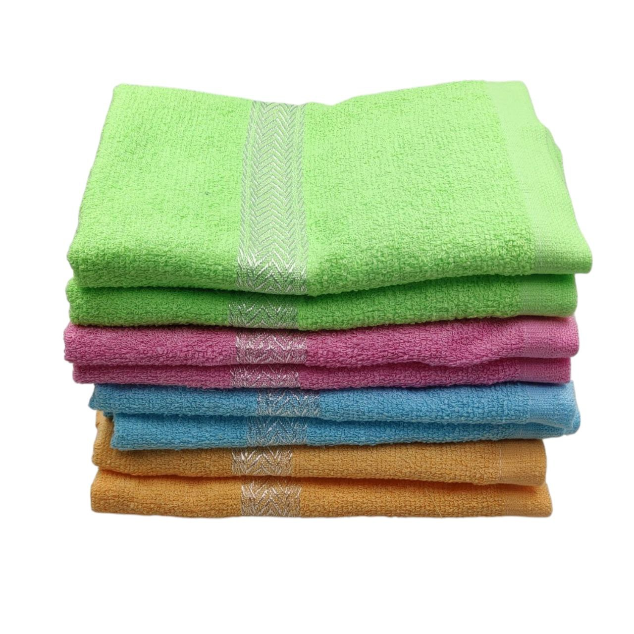 Полотенца махровые Полоса для лица и тела 50х100 см 8 шт. (01813/multi8)