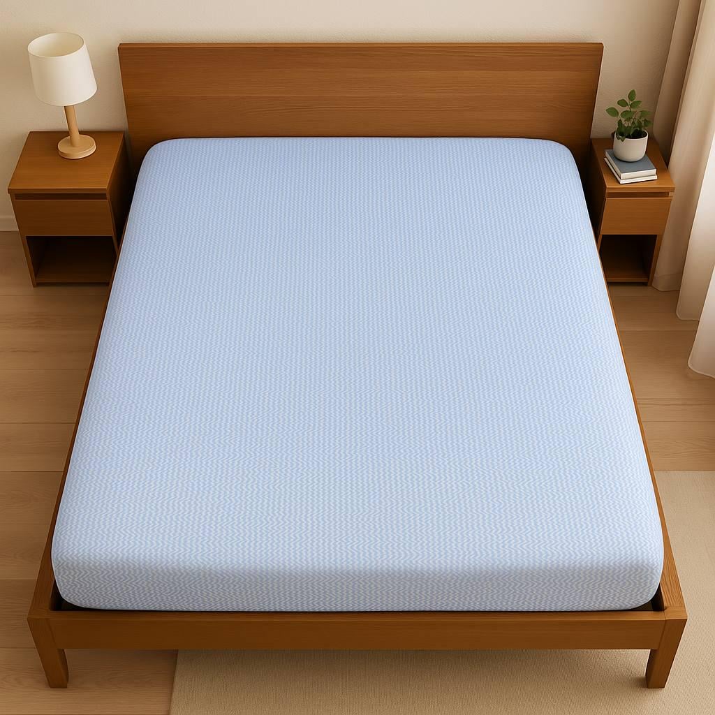 Простынь на резинке White Tech сатин 140х200 см (S-1504wt/WP/x140)