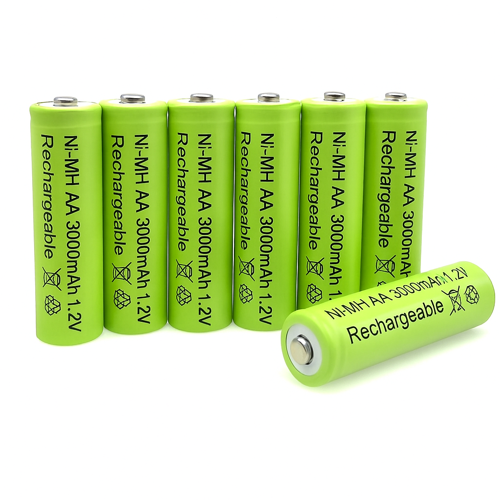 Набір акумуляторних батарейок Ni-MH AA 3000 mAh 1,2V 8 шт. (00000079) - фото 1 Набір акумуляторних батарейок Ni-MH AA 3000 mAh 1,2V 8 шт. (00000079) - фото 1