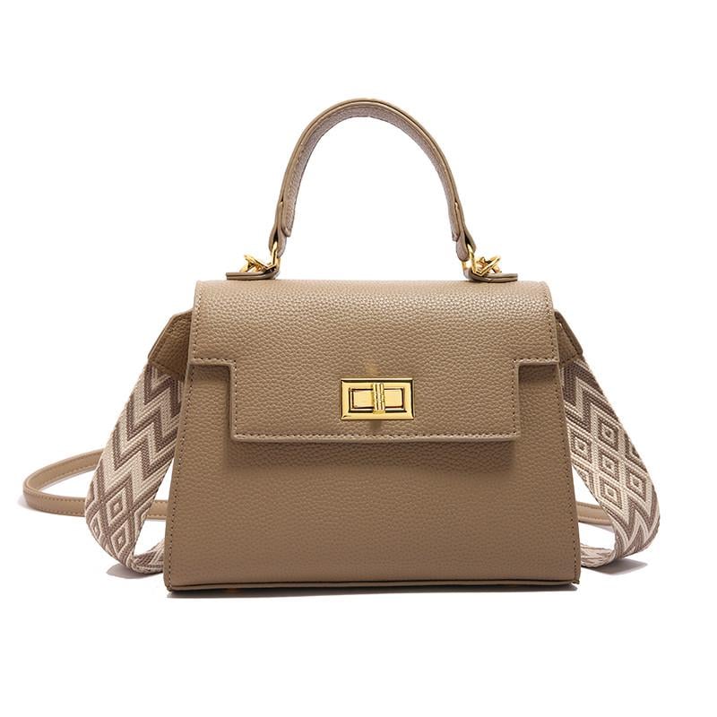 Жіноча сумка Lorian на блискавці з однією короткою ручкою Темно-бежевий (LR 2213 KH) - фото 1