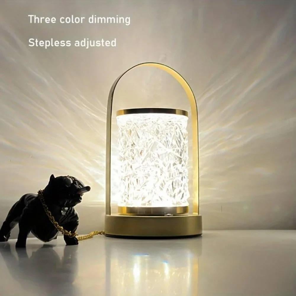 Лампа акумуляторна з сенсорним керуванням Good Idea LED D15 портативна Золотисто-прозорий (987444) - фото 2