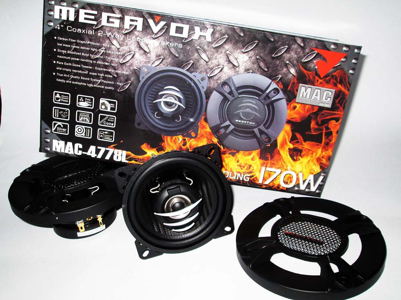 Автоакустика Megavox MAC-4778L 170 Вт 2х полосні (0878)