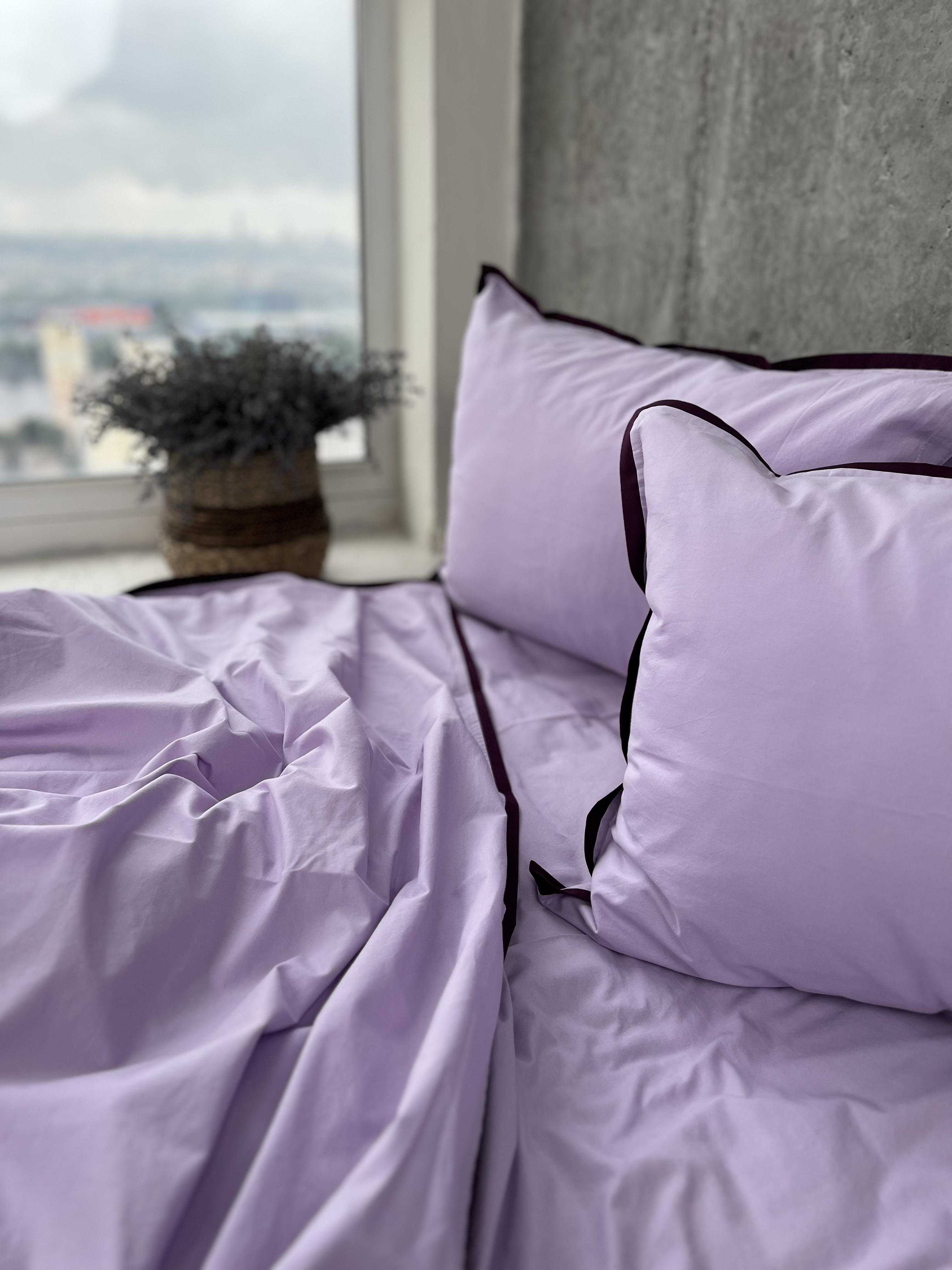 Комплект постельного белья White Dream полуторный 155х215 см вареный хлопок Лиловый (2003/2) - фото 8 Комплект постельного белья White Dream полуторный 155х215 см вареный хлопок Лиловый (2003/2) - фото 8