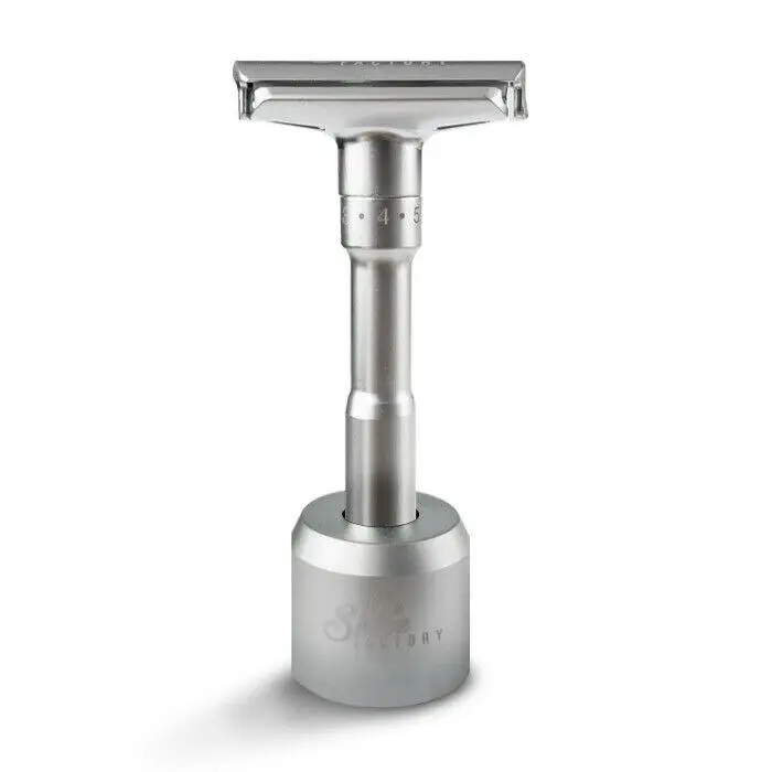 Бритва Т-подібна Shaving Factory Аdjustable Safety Razor with stand