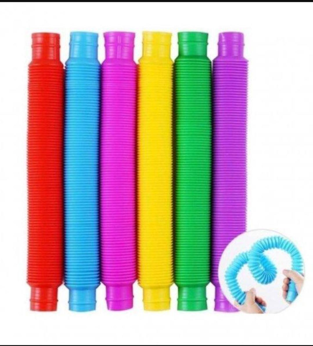 Игрушка развивающая UKC Pop гофрированные трубки растягивающиеся 20-75 см 12 шт. - фото 3 Игрушка развивающая UKC Pop гофрированные трубки растягивающиеся 20-75 см 12 шт. - фото 3
