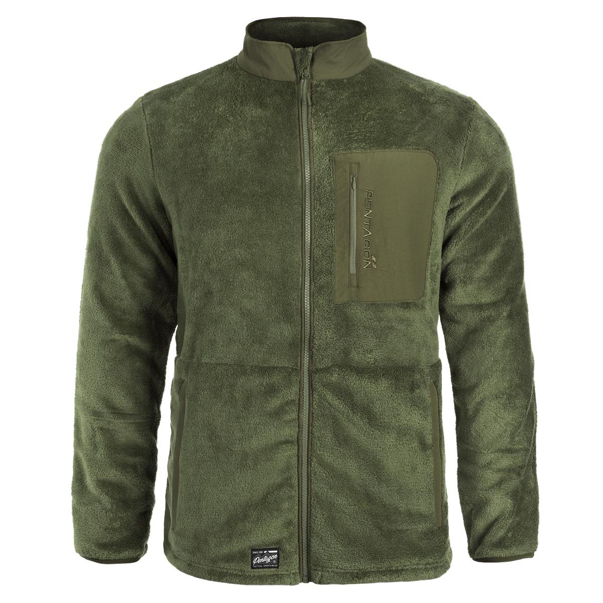 Куртка флисовая Pentagon Grizzly Full Zip M Camo green (26461)