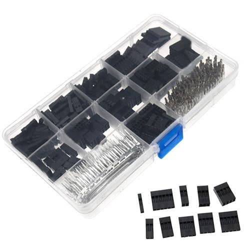 Роз'єм конектор Dupont Дюпон 2,54 мм з контактамии тато-мама 220 шт. (287753) Роз'єм конектор Dupont Дюпон 2,54 мм з контактамии тато-мама 220 шт. (287753)