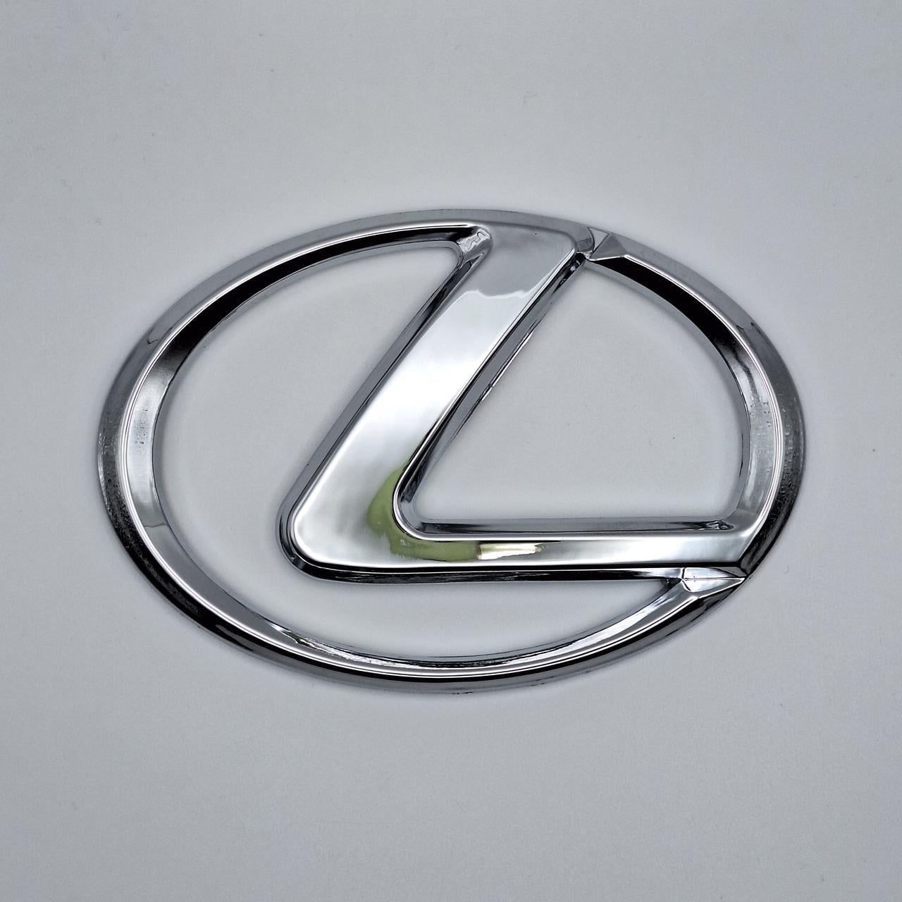 Эмблема Lexus ABS 120х83 мм Хром глянцевый (1947816071)