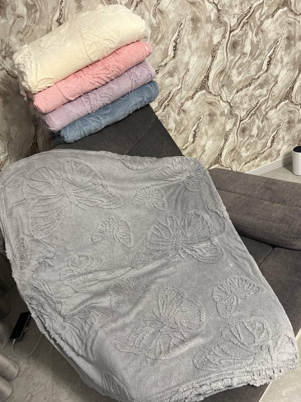 Плед плюшевий 3Д на диван 200х230 см Сірий (П4К-Mpled003-03) - фото 4 Плед плюшевий 3Д на диван 200х230 см Сірий (П4К-Mpled003-03) - фото 4