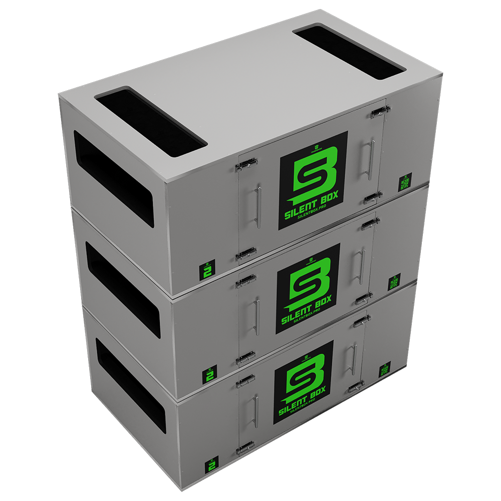 Комплект з шумобоксів SILENT BOX TRANSFORMER 2 X3 3 шт. Gray (TR2GrayX3)