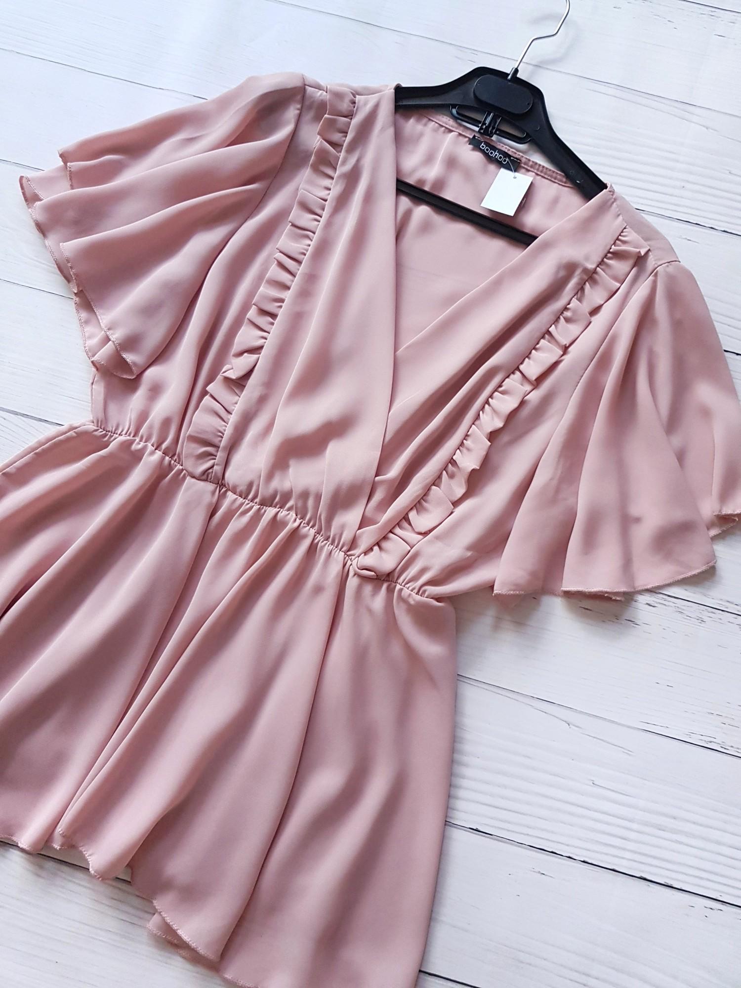 Блуза на запах Boohoo M Пыльная роза (10304/44) - фото 8 Блуза на запах Boohoo M Пыльная роза (10304/44) - фото 8