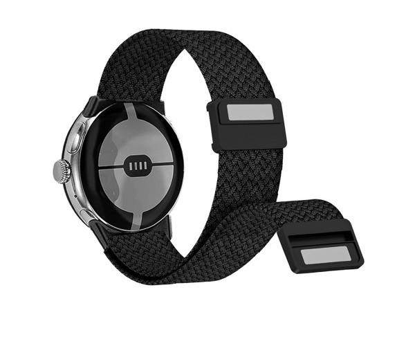 Ремешок Textile Elastic для Google Pixel Watch 3 41 мм Черный