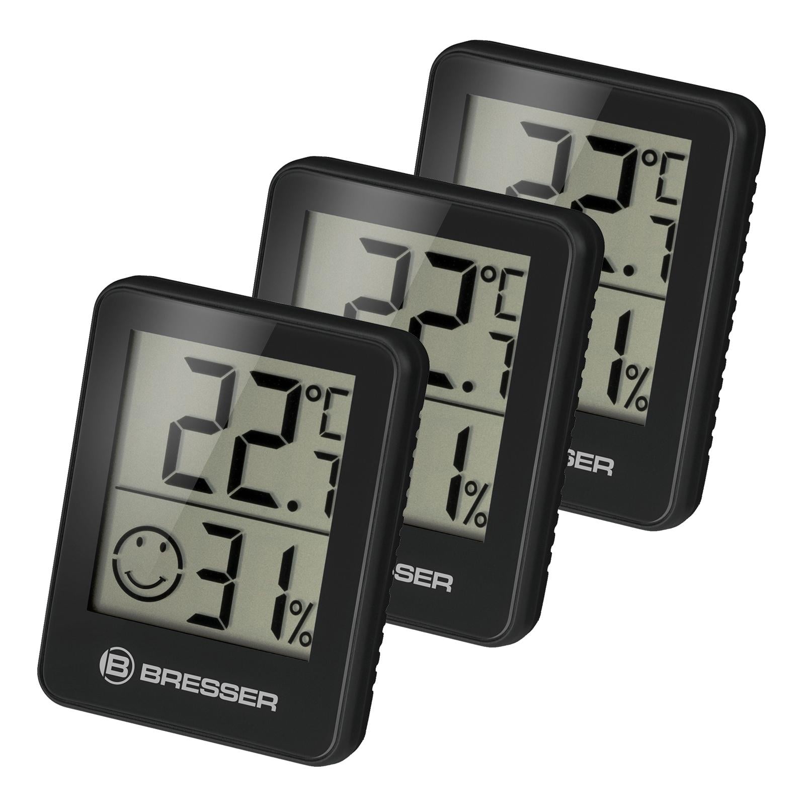 Термометр-гигрометр Bresser Temeo Hygro Indicator 3 шт. Black (7000010CM3000)