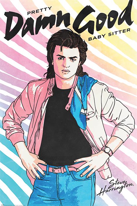 Постер плакат Очень Странные Дела/Stranger Things Damn Good Babysitter 61x91,5 см