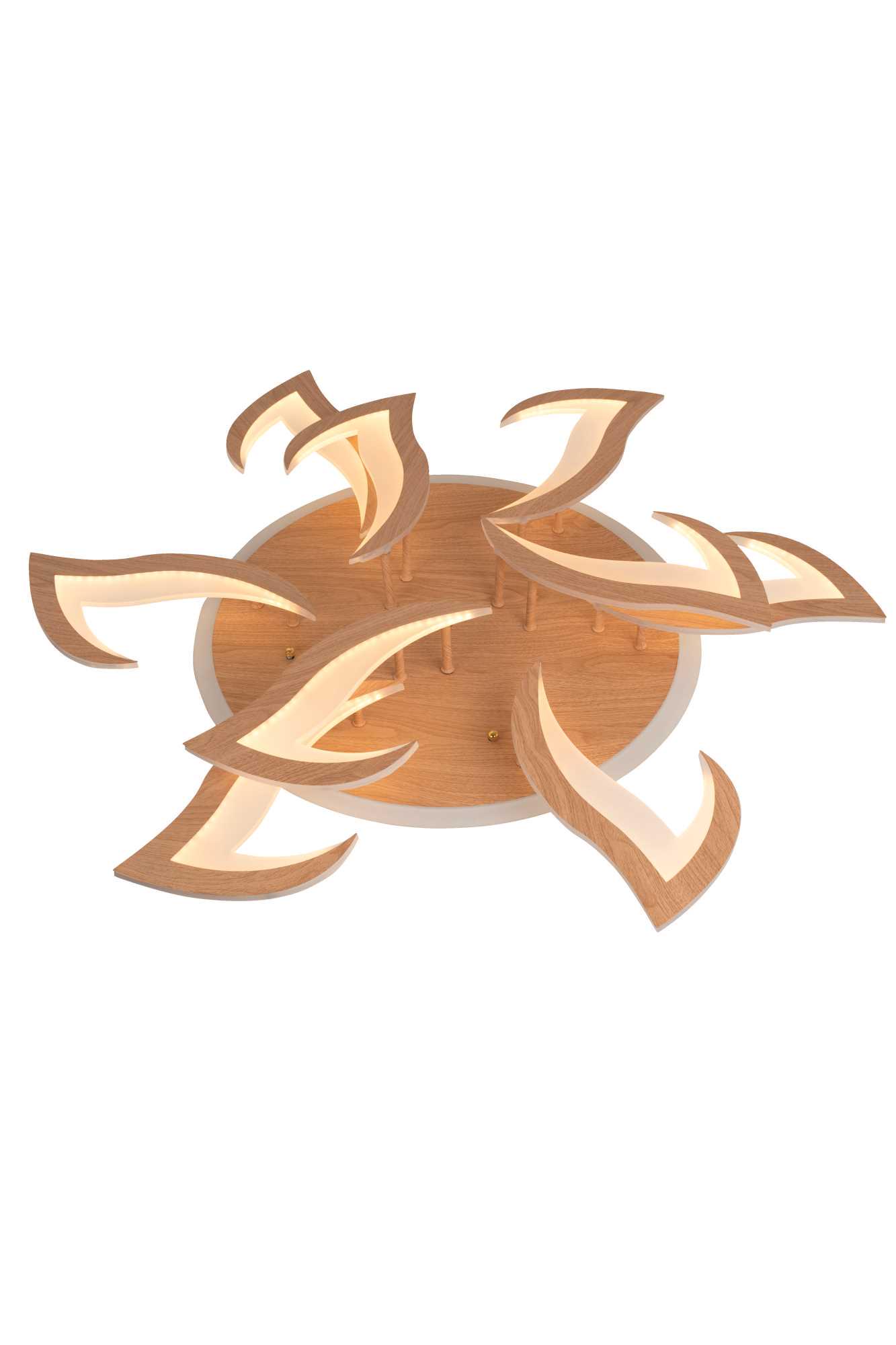 Люстра светодиодная Sirius Ш 5982-6+3 162 W акриловая (000027424)