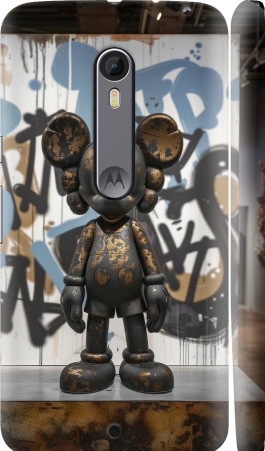 Чехол на Motorola Moto X Style Bronze kaws v2 (6098m-455-42517)