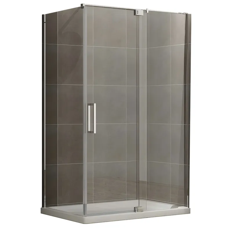 Душевая кабина без поддона KOER SR SC02-120x90x200-TR-01 прозрачное стекло Easy Clean 8 мм Хром (KR5354)