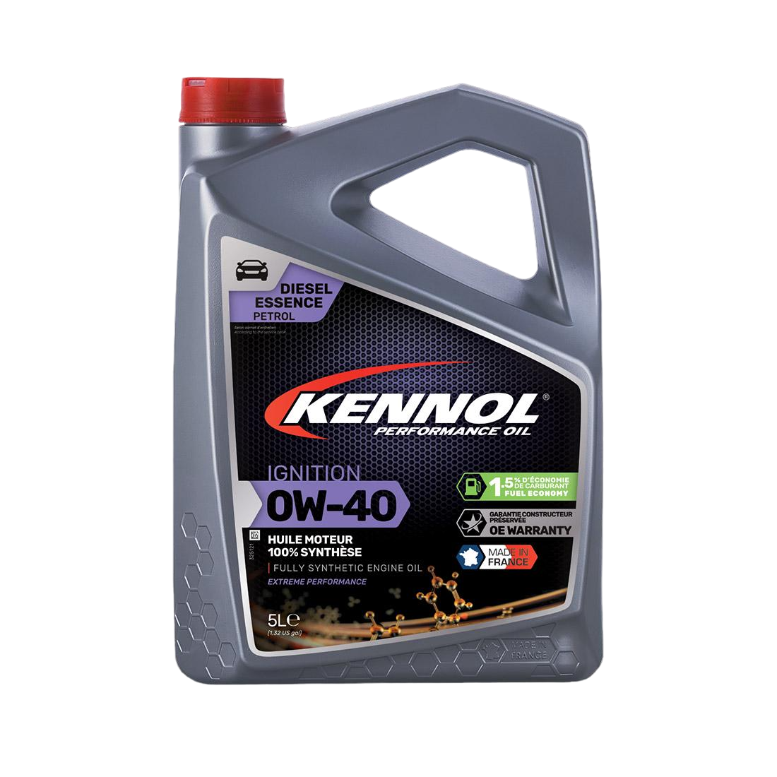 ᐉ Масло моторное KENNOL Ignition 0W40 5 л (193063)