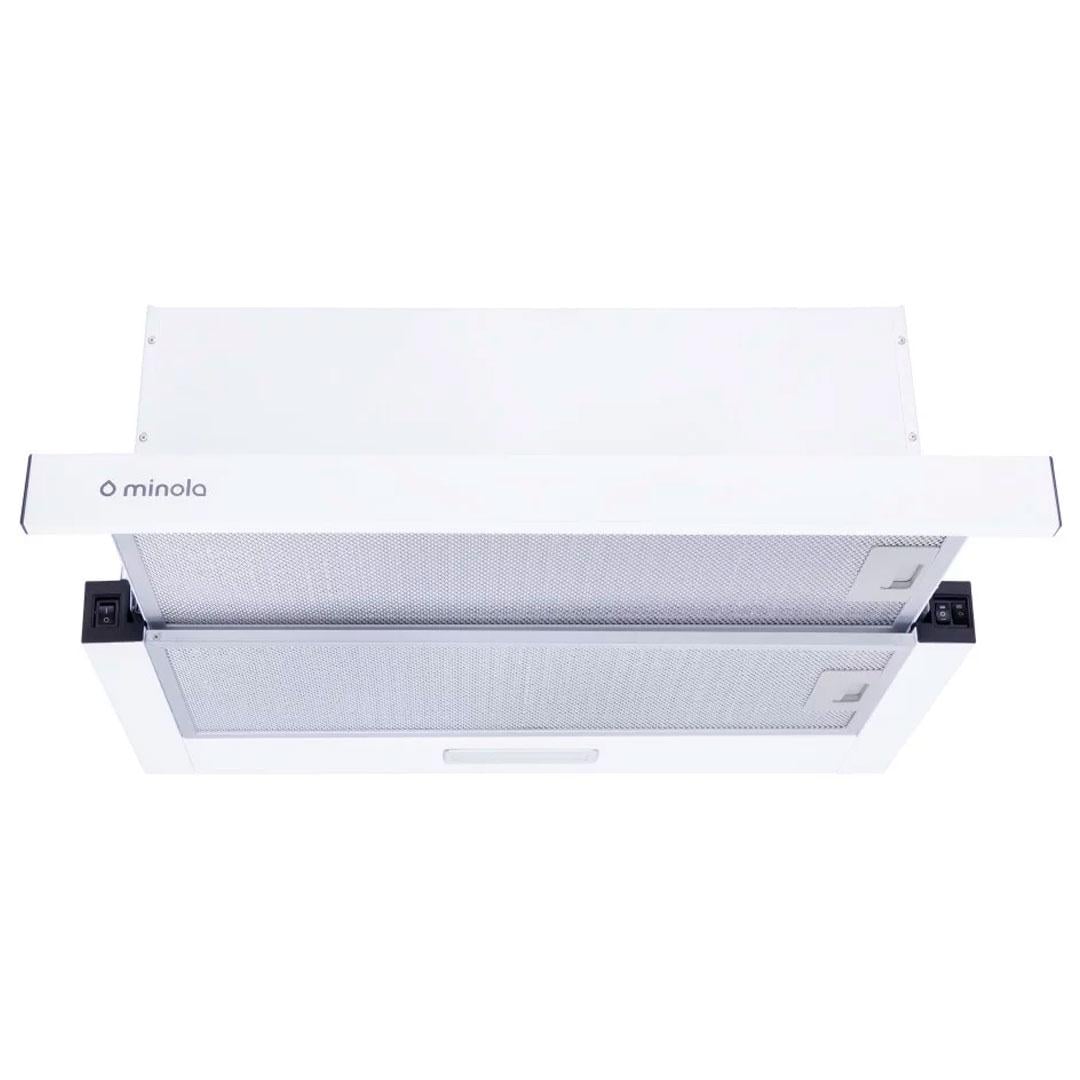Вытяжка телескопическая Minola HTL 6714 1100 LED White (5902767901949) Вытяжка телескопическая Minola HTL 6714 1100 LED White (5902767901949)