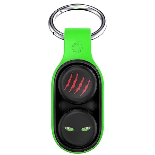 Игрушка антистресс детская развивающая Kayfovo Pop Puck Fidget эластичная с выскакивающей трубкой Green (A2GRN)