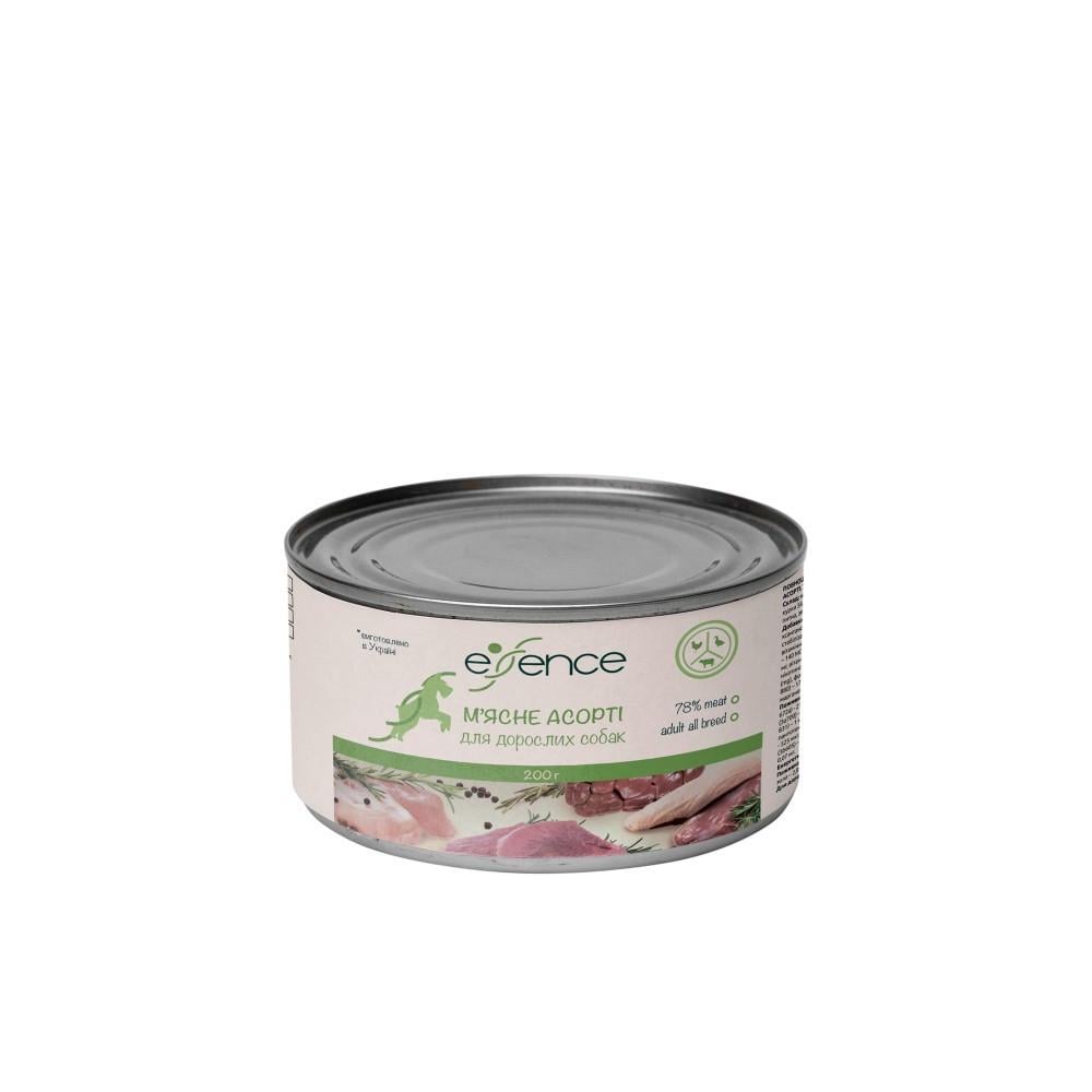Корм влажный Essence для взрослых собак ассорти 200 г (4820261920390) Корм влажный Essence для взрослых собак ассорти 200 г (4820261920390)