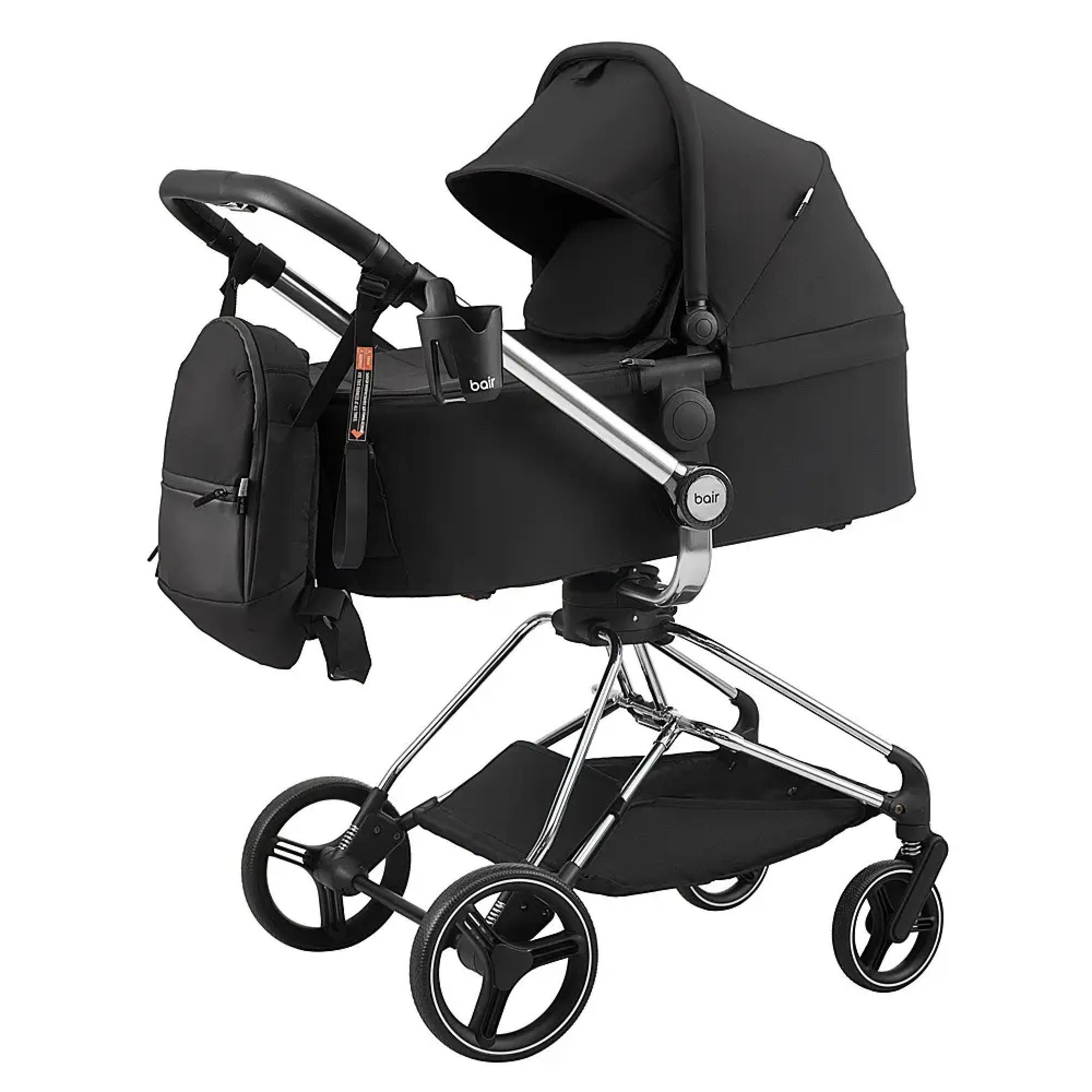 Коляска Bair Moon Silver Edition MS-01 Черный (31576731)