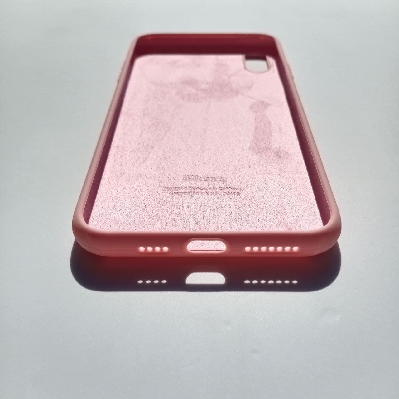 Чехол Silicone Case для Apple iPhone XS Max Pink - фото 3