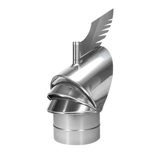 Флюгер дымоходный Darco DRAGON Ø 150 мм Нержавеющая сталь (30600446)