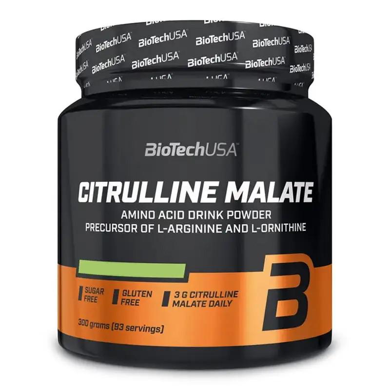 Цитрулин BioTech USA Citrulline Malate Лайм 300 г (08497-03)