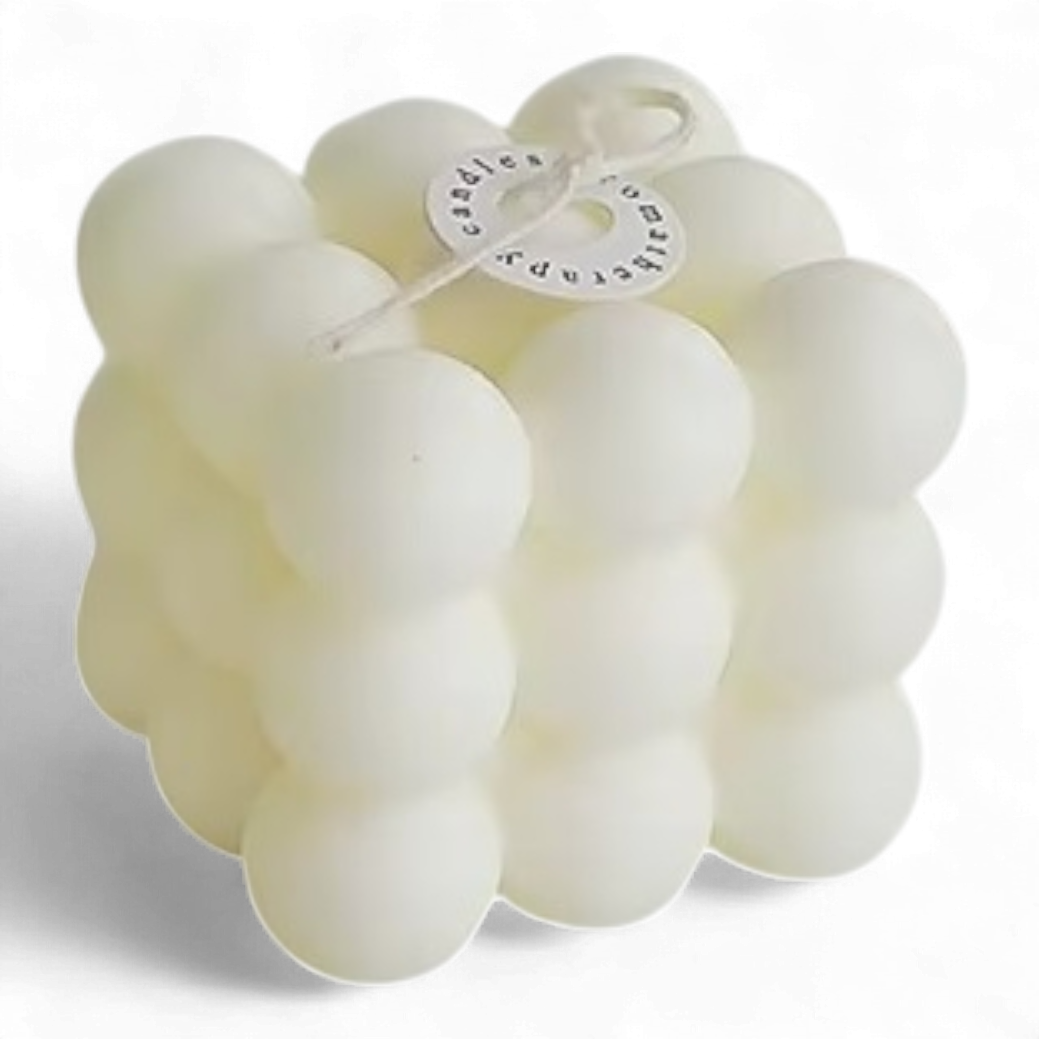 Свеча пузырьковая-кубическая Белый (0009)