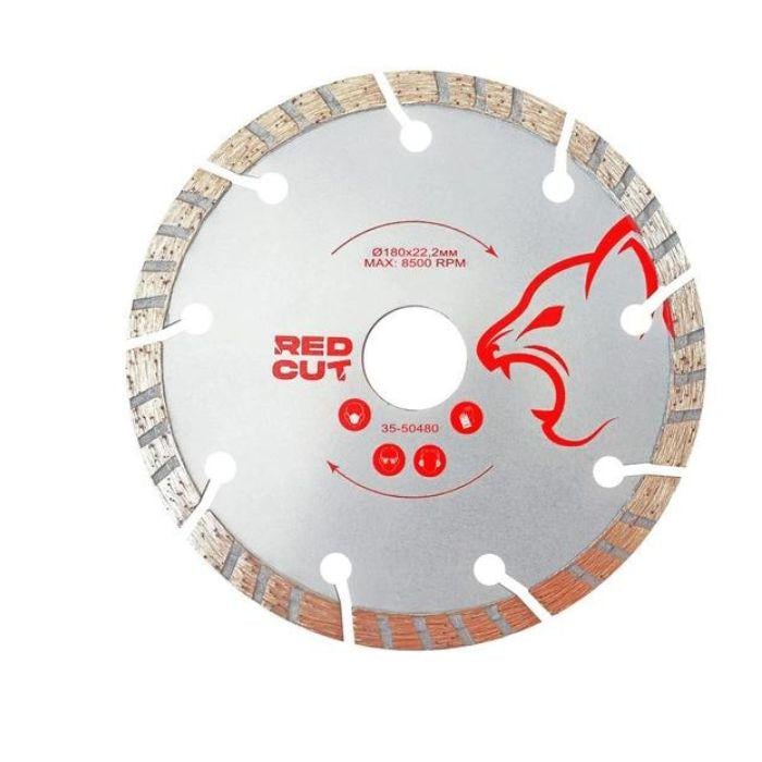 Диск алмазний по каменю Red Cut Segment 180х22,2 мм (00000004162)