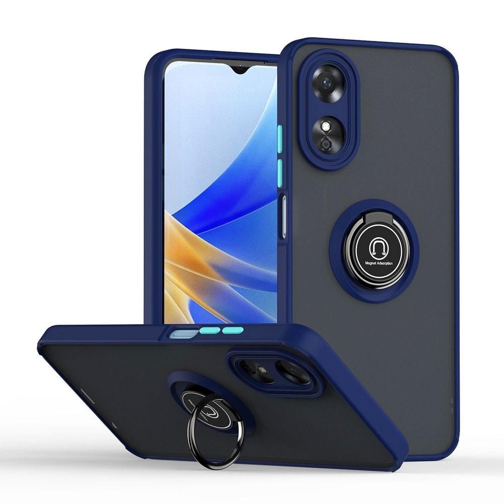 Защитный чехол MatteLuxe OPPO A17 (с кольцом) Blue (34077-28)