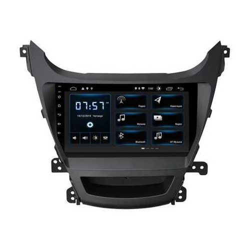 Автомагнітола штатна Hyundai Elantra 2014-2015 9" Android 10,1 (14102) - фото 1