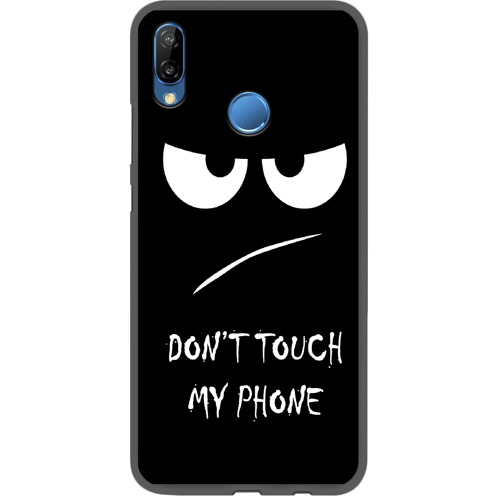 Чохол Boxface Huawei P20 Lite Don't Touch my Phone Чорний силікон (33127-up535-35158)