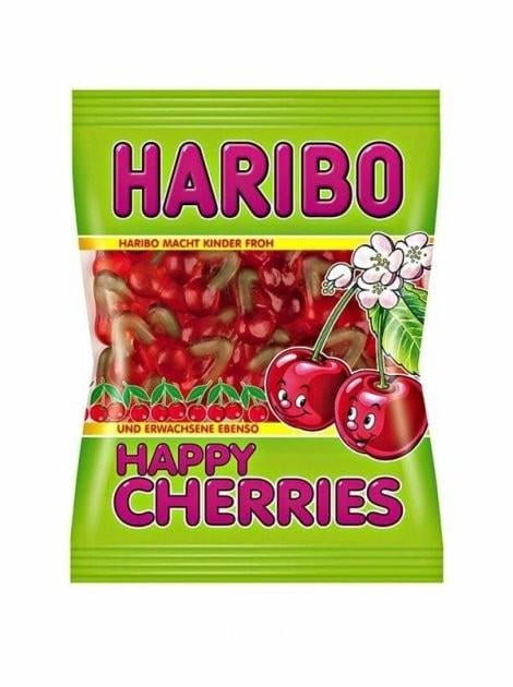Цукерки желейні HARIBO Happy Cherries 100 г без глазурі