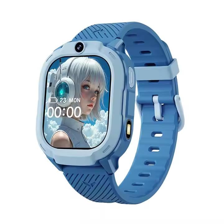 Смарт-часы детские T70 Android/4G/видеозвонок/прослушивание/GPS-трекер Синий (26492010)