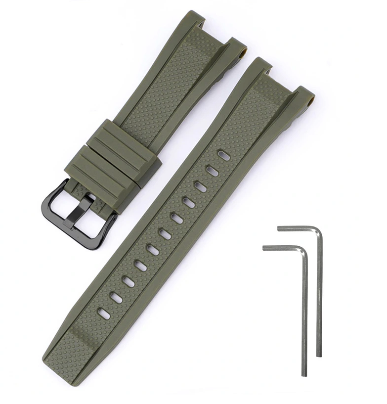 Ремінець для Casio G-Shock GST-W300 Army Green BK (4075) Ремінець для Casio G-Shock GST-W300 Army Green BK (4075)