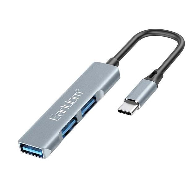 Хаб USB Earldom ET-HUB10 3in1 3USB-C 3.0 (21024731)