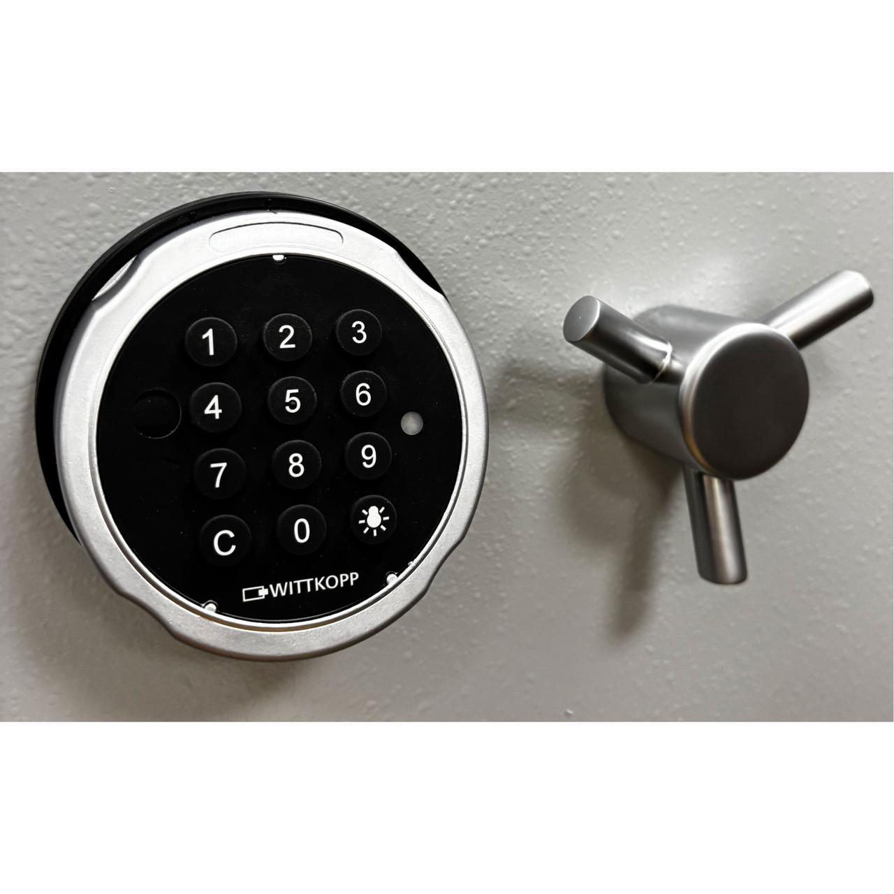 Сейф огневзломостойкий Griffon CLE III.37.E GREY LEFT SIDE (29747388) - фото 6