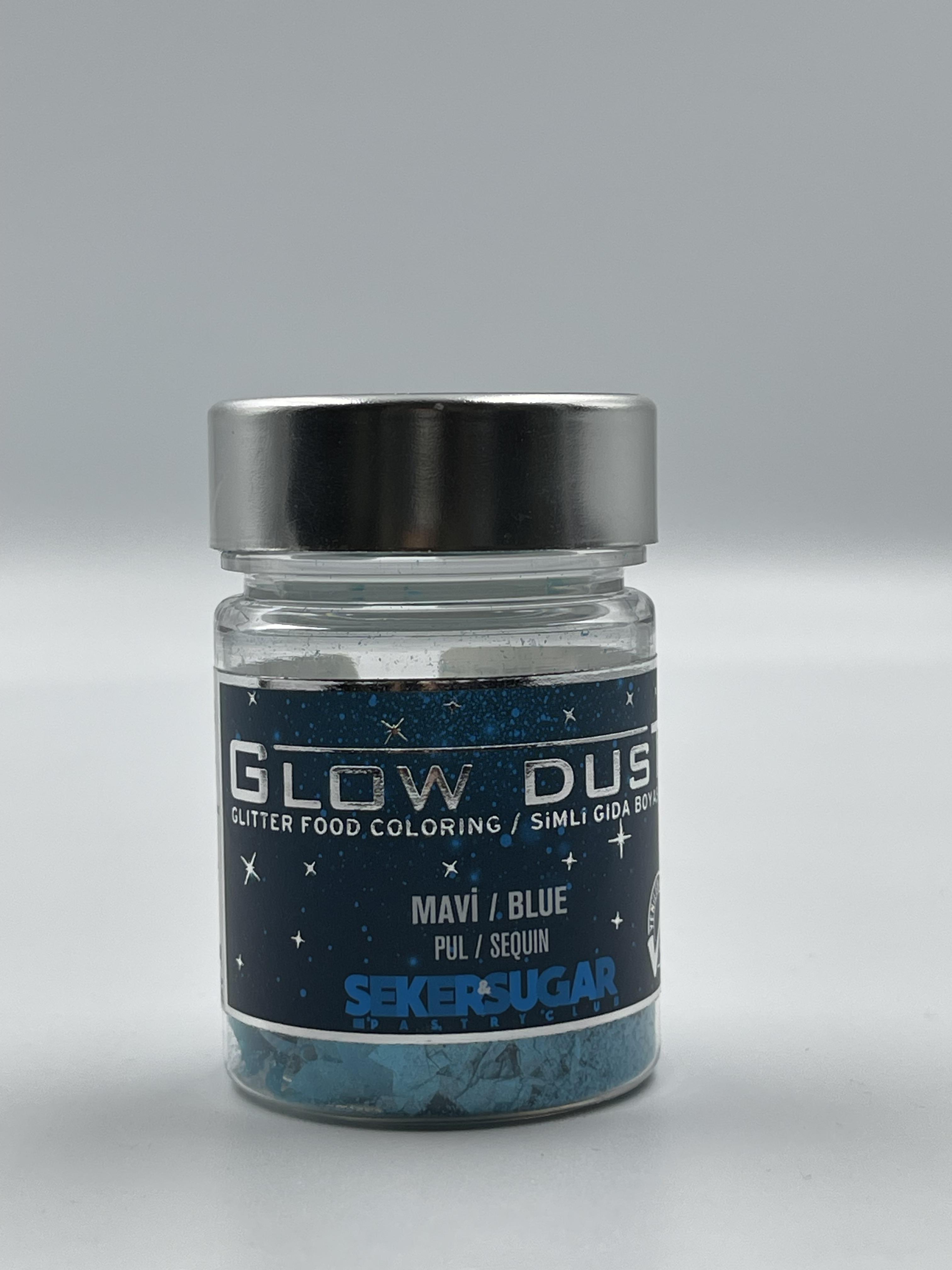 Глитер-хлопья пищевой Sekersugar 7 г Голубой (21024346)