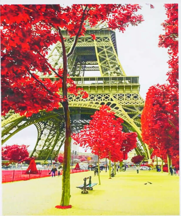 Алмазна мозаїка Весна в Парижі на полотні з підрамником 30х40 см (GB79268)