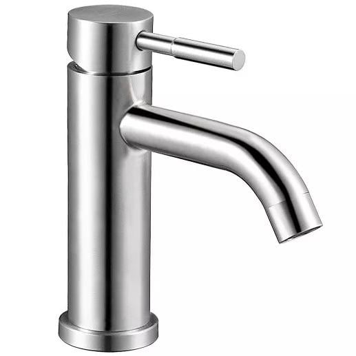 Смеситель для умывальника Wezer EKO1С-01 однорычажный Сатин (155194)