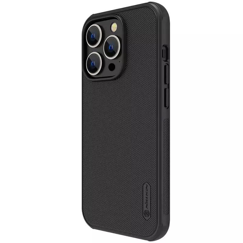 Противоударный Чехол Nillkin Matte Pro для Apple iPhone 14 Pro (6.1") Черный / Black - фото 2